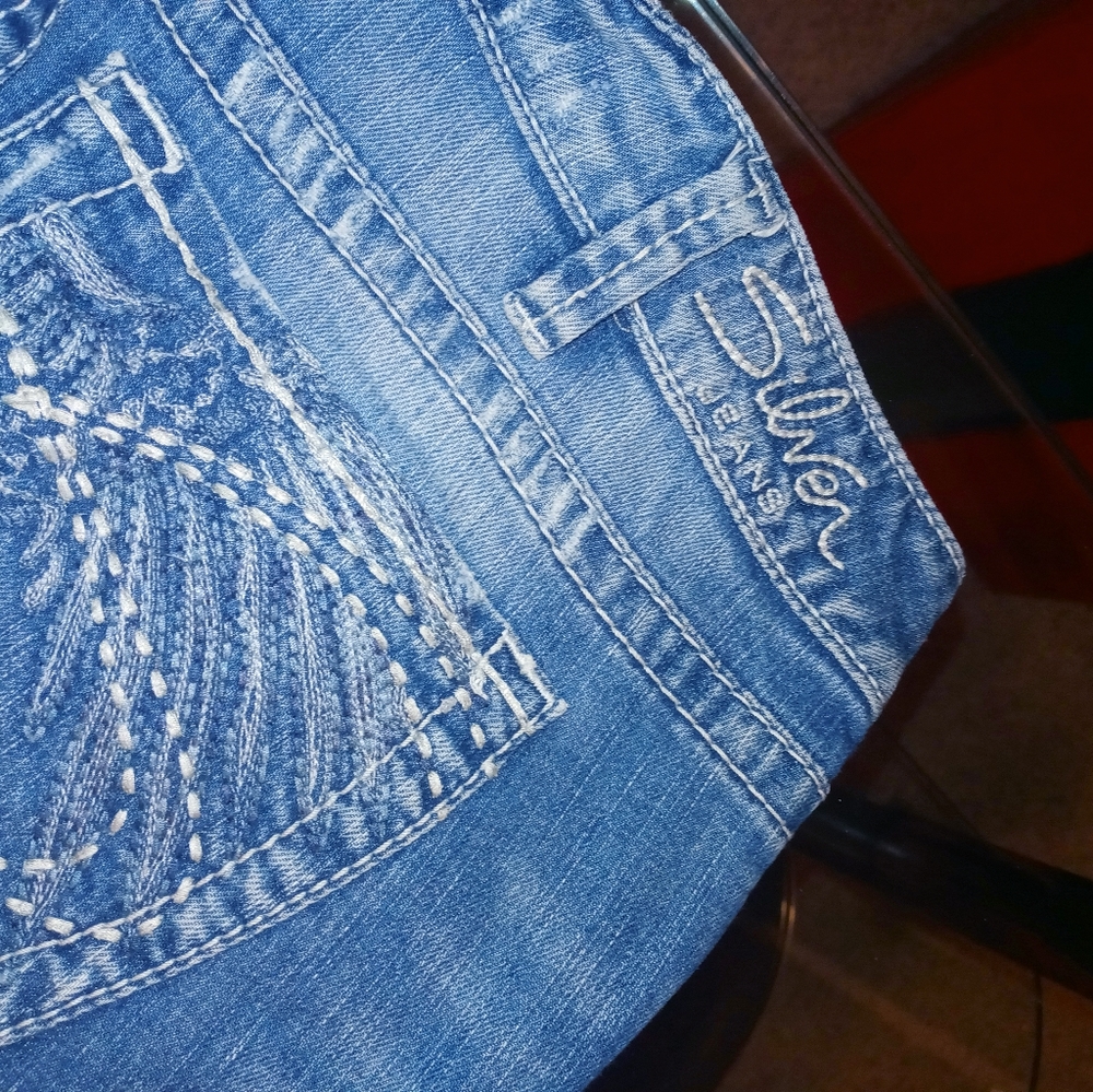 Silver jeans